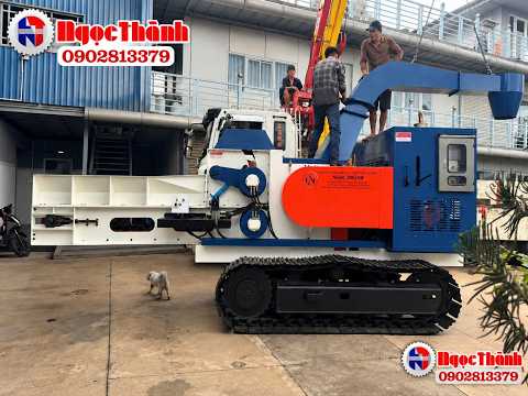 Máy Băm Gỗ Di Động Dầu Diesel | Bánh Xích Thủy Lực | Ngọc Thành