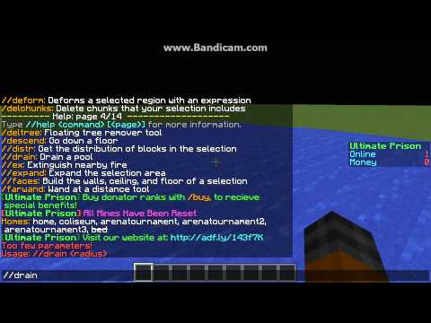 how to drain lava in minecraft