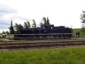 Weka Pass Steam train on turntable