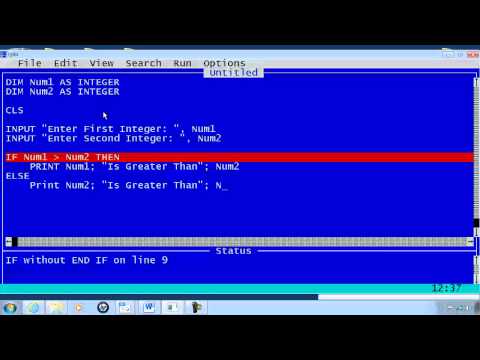 how to fill a circle in qbasic