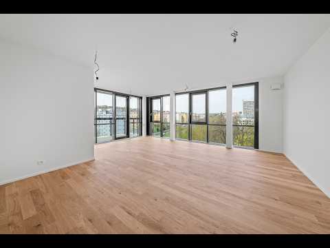 Video Prodej dokončený penthouse 5+kk, 149 m² plus lodžie a terasa, dvě parkovací místa, sklepy, Praha - B