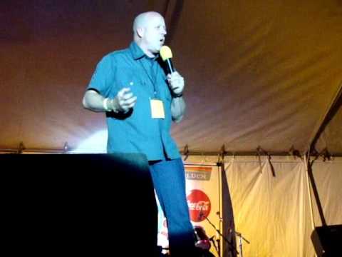 Comedian Mark Lundholm at 12 Step Music Festival
