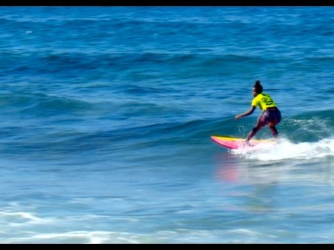 Surfing star Sam Cele