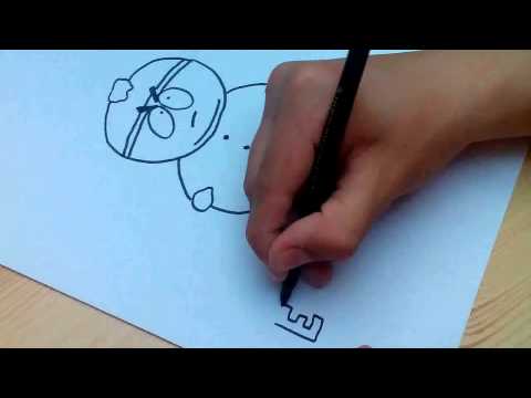 how to draw eric cartman