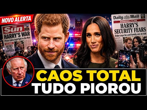 HARRY E MEGHAN USAM NOVO ALERTA PARA PRESSIONAR O REI