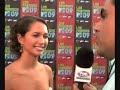 Julio Flores of Fox Sports Radio interviews Maiara Walsh of Desperate Housewives
