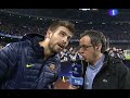 Entrevista: Piqué & Eto'o (post Barça 2 - Inter 0)