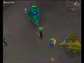Runescape - Abby Whip - Green dragon slaying with music! (runescape wildy)