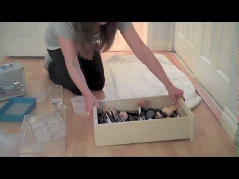 how to organize makeup