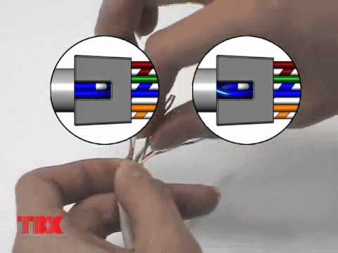 how to patch utp cable