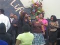 Tunesha Crispell singing \"For me\"