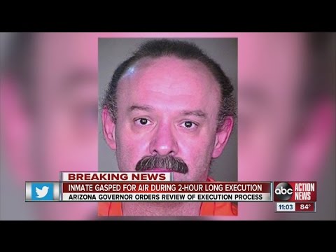 dies - Arizona inmate, Joseph Wood, dies 2 hours after execution began.