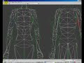 Ultra fast series: texturing a  female   model  video 1 of 2