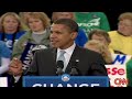 Sen. Barack Obama spoke in Wisconsin about the economy and the revised bailout plan set for a Senate vote.