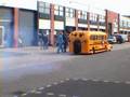 American Schoolbus with Jet Engine
