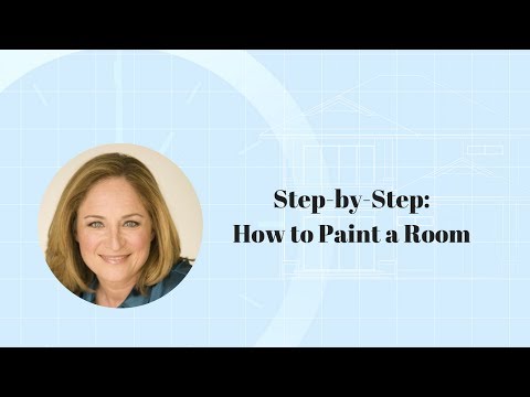 how to properly paint a room