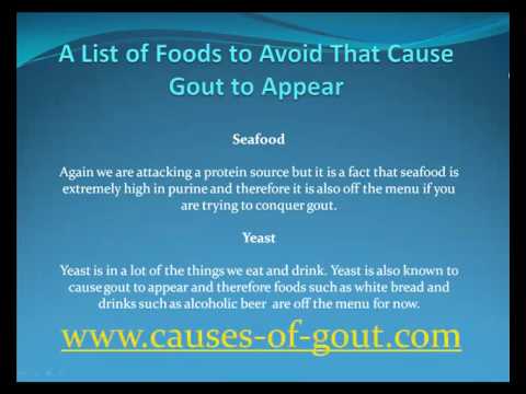 how to avoid gout