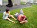 Greenhouse Leg Wrestling Part 2