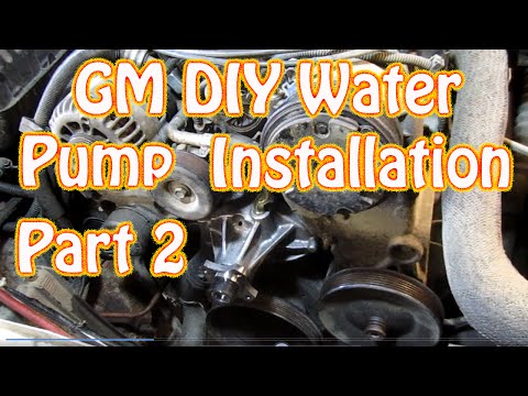 DIY Chevy Silverado 5.7L Vortec Water Pump Installation How to Replace a GMC Water Pump