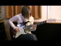 Girl Guitarist JESS LEWIS plays an astounding version of Alex Hutchings Happy as Larry