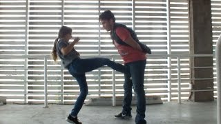 Blogger kicks in the balls for the first time