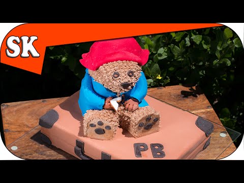 fondant suitcase cake - Paddington Bear the movie is now showing in the cinemas. Paddington has a soft spot in my heart so I thought it would be fun to make a cake. Here is the link...