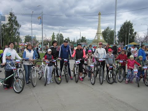 Велопробег в Югорске! Посвященный Дню России 12.06.2015г.