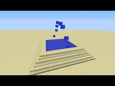 Танцующий фонтан в Minercraft