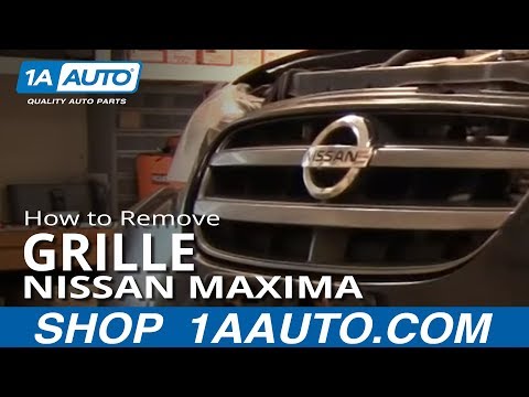 How To Replace Install Front Grill 2000-03 Nissan Maxima
