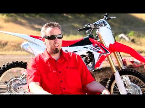 Crf450 - Motocross Action magazine rode the all-new 2013 Honda CRF450 at Zaca Station motocross park. Hear all about what Honda did to their 450 four-stroke for the u...