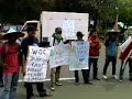 Aksi penolakan kriminalisasi aktifis walhi di menado
