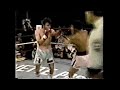 For more rare footage, contact ragingbull_22@hotmail.com. Avelar starts well against Lora, dominating with his body shots and aggression, but It is Lora who finishes the round stronger, and from there, it's all gravy for Happy.
