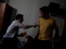 Flip-Flop Fight with crazy laugh