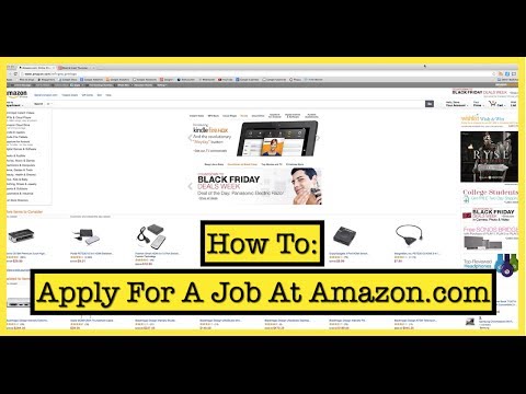 how to get a job at amazon