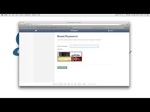 how to change instagram password
