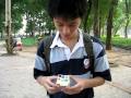 Tran Minh Quan playing rubik's cube.avi