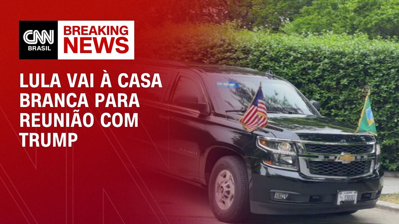 Lula deixa embaixada brasileira e segue para reunião com Trump | BASTIDORES CNN