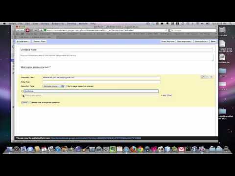google invites - How to use Google forms to collect addresses for wedding invites. You don't want to just use the standard spreadsheet, because everyone can see everyones inf...