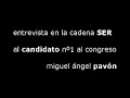 Miguel A. Pavón, Esquerra Unida i Republicana,en la SER 1/3