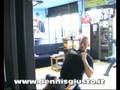 Lat Pulldowns with  a Trazy Bar