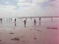 backhandsprings on the beach