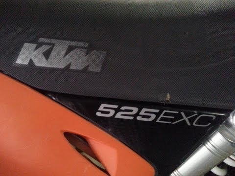 how to change oil in ktm 525 xc