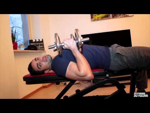 Fitnesstraining mit der Hantelbank