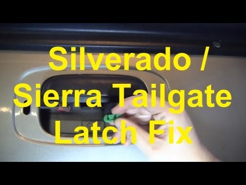 How To Fix A Stuck Tailgate Latch On A Silverado / Sierra