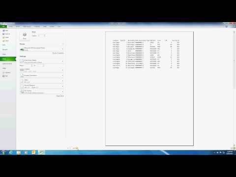 how to fit excel sheet on one page