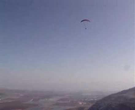 paragliding at the gilboa