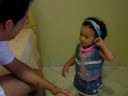 Olha que preciosidade Sara Cristine com uns dois anos