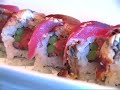 Chef rolls sushi for Stockton restuarant Chef rolls sushi for Stockton restuarant