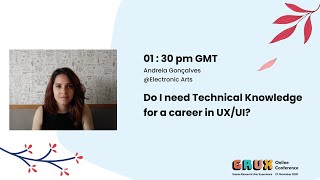 Do I need Technical Knowledge for a career in UX/UI? - Andreia Gonçalves