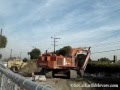KOEHRING 1066E backfilling trench